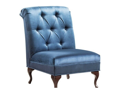 Chesterfield Wing Chair Armchair Upholstery TV Office Couch Genuine CL- F2